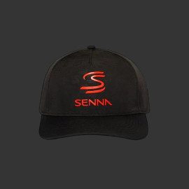 Ayrton Senna Cap F1 Schwarz ASLE10901-BLK - unisex