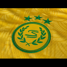 Ayrton Senna T-Shirt F1 Dreifacher WeltmeisterGelb ASLE06001-YLW - unisex