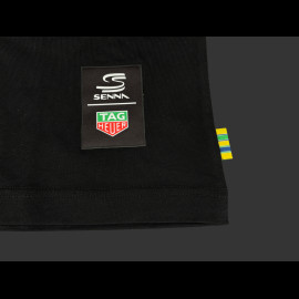Tag Heuer x Ayrton Senna T-Shirt F1 Schwarz ASTH01005-BLK - unisex