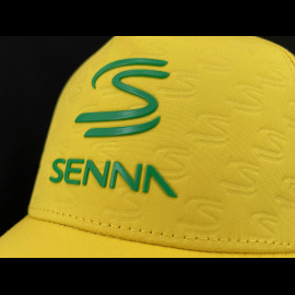 Ayrton Senna Cap F1 Gelb ASLE10901-YLW - unisex