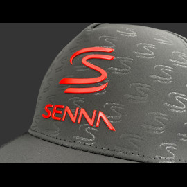 Ayrton Senna Cap F1 Schwarz ASLE10901-BLK - unisex
