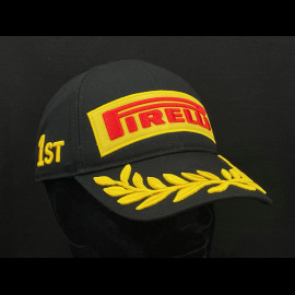 Pirelli Hat F1 Podium Embroidered Black 0101 - unisex