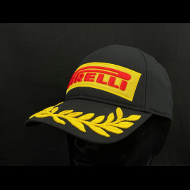 Pirelli Cap F1 Podium Bestickte Scwharz 0101 - unisex