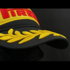 Pirelli Cap F1 Podium Bestickte Scwharz 0101 - unisex