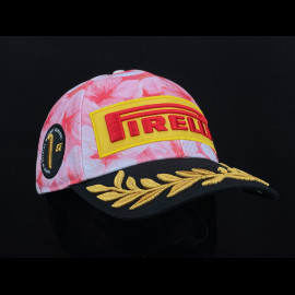 Pirelli Cap F1 Podium Japan GP 2026 Bestickte Schwarz / Rot 0114 - unisex