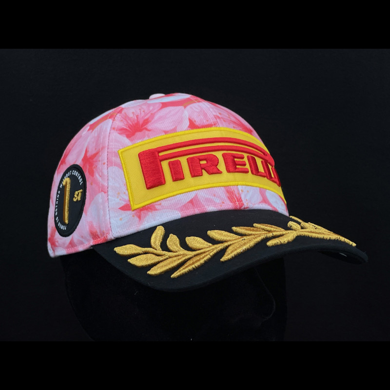 Pirelli Hat F1 Podium Japan GP 2026 Embroidered Black / Red 0114 - unisex