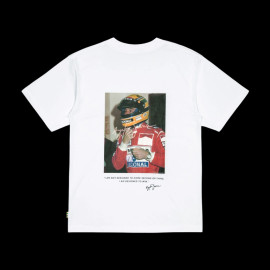 Tag Heuer x Ayrton Senna T-Shirt F1 Weiß ASTH01004-WHT - unisex