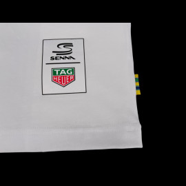 Tag Heuer x Ayrton Senna T-shirt F1 White ASTH01004-WHT - unisex