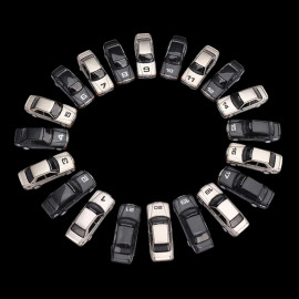 Set von 20 Mercedes-Benz 190E Evo1 Nürburgring Race of Champions 1984 1/64 Mini GT MGTS0016