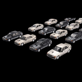 Set von 20 Mercedes-Benz 190E Evo1 Nürburgring Race of Champions 1984 1/64 Mini GT MGTS0016