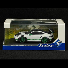 Porsche 911 GT3 RS Type 992 2023 Tribute To 1972 Carrera RS Weissach Package White / Green Stripes 1/43 Solido S4314801