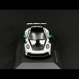 Porsche 911 GT3 RS Typ 992 2023 Tribute To 1972 Carrera RS Weissach Package Weiß / Grüne Streifen 1/43 Solido S4314801