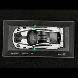 Porsche 911 GT3 RS Typ 992 2023 Tribute To 1972 Carrera RS Weissach Package Weiß / Grüne Streifen 1/43 Solido S4314801