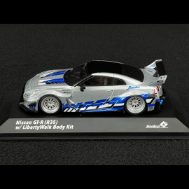 Nissan GT-R R35 Liberty Walk Silhouette 2020 Silber / Blau 1/43 Solido S4311211