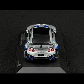 Nissan GT-R R35 Liberty Walk Silhouette 2020 Silber / Blau 1/43 Solido S4311211