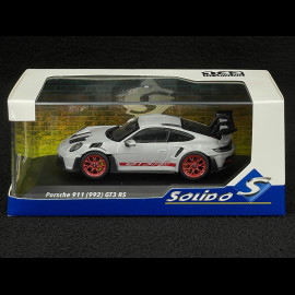 Porsche 911 GT3 RS Typ 992 2023 Eisgrau Metallic / Pyrorot 1/43 Solido S4314802