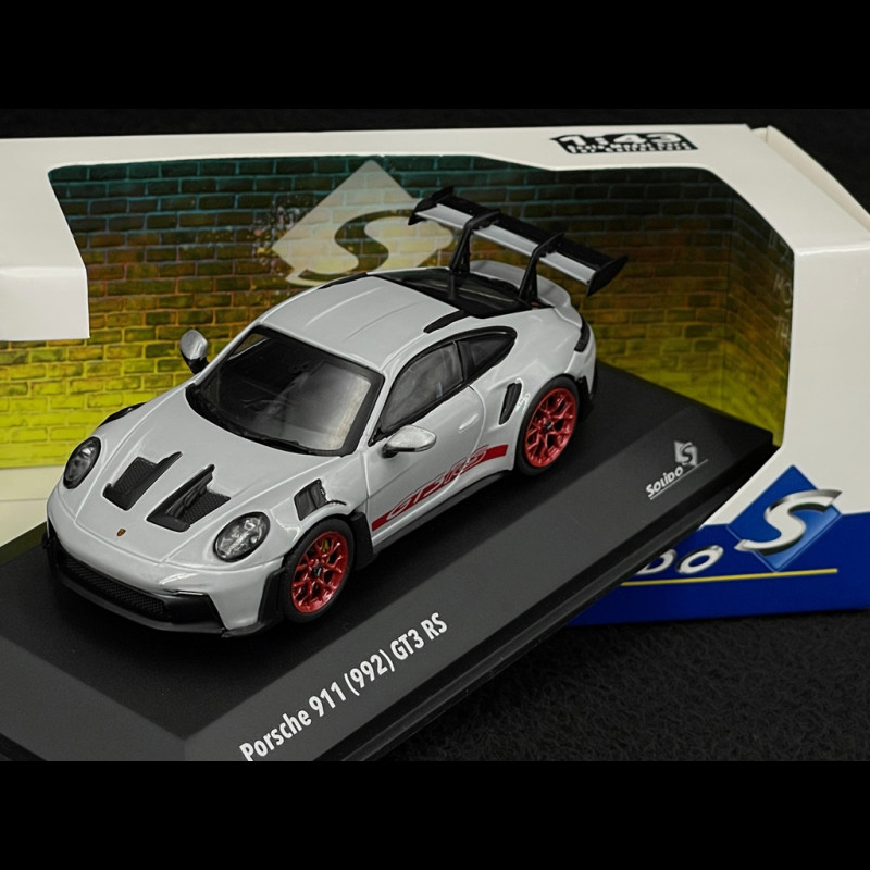 Porsche 911 GT3 RS Typ 992 2023 Eisgrau Metallic / Pyrorot 1/43 Solido S4314802