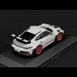 Porsche 911 GT3 RS Type 992 2023 Ice Grey Metallic / Pyro Red 1/43 Solido S4314802
