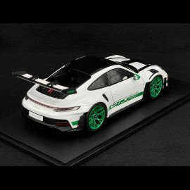 Porsche 911 GT3 RS Type 992 2024 Tribute To 1972 Carrera RS Weissach Package White / Green Stripes 1/18 Solido S1812107