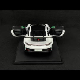 Porsche 911 GT3 RS Type 992 2024 Tribute To 1972 Carrera RS Weissach Package White / Green Stripes 1/18 Solido S1812107