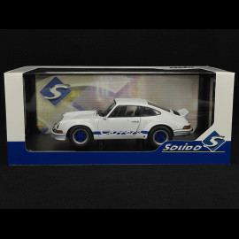 Porsche 911 RSR 2.8 1973 Weiß / Blaue Streifen 1/18 Solido S1801119
