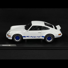 Porsche 911 RSR 2.8 1973 Weiß / Blaue Streifen 1/18 Solido S1801119