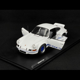 Porsche 911 RSR 2.8 1973 Weiß / Blaue Streifen 1/18 Solido S1801119