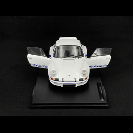 Porsche 911 RSR 2.8 1973 Weiß / Blaue Streifen 1/18 Solido S1801119