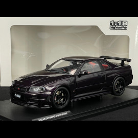 Nissan Skyline GT-R R34 Z-Tune 1999 Midnight Purple 1/18 Solido S1804311