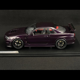 Nissan Skyline GT-R R34 Z-Tune 1999 Midnight Purple 1/18 Solido S1804311