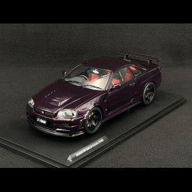 Nissan Skyline GT-R R34 Z-Tune 1999 Midnight Purple 1/18 Solido S1804311
