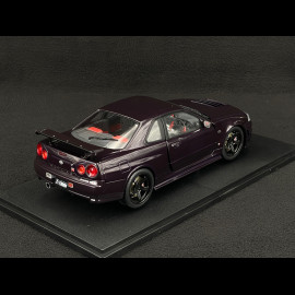 Nissan Skyline GT-R R34 Z-Tune 1999 Midnight Purple 1/18 Solido S1804311