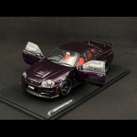 Nissan Skyline GT-R R34 Z-Tune 1999 Midnight Purple 1/18 Solido S1804311