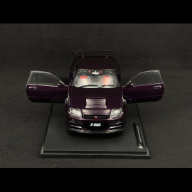 Nissan Skyline GT-R R34 Z-Tune 1999 Midnight Purple 1/18 Solido S1804311