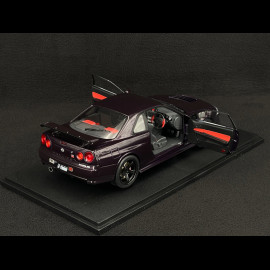Nissan Skyline GT-R R34 Z-Tune 1999 Midnight Purple 1/18 Solido S1804311