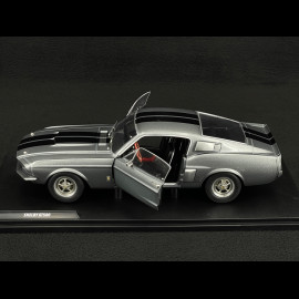 Ford Shelby Mustang GT500 1967 Grey / Black Stripes 1/18 Solido S1802905