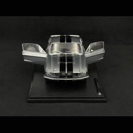 Ford Shelby Mustang GT500 1967 Grau / Schwarze Streifen 1/18 Solido S1802905