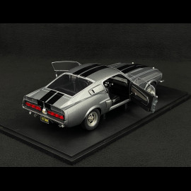 Ford Shelby Mustang GT500 1967 Grau / Schwarze Streifen 1/18 Solido S1802905