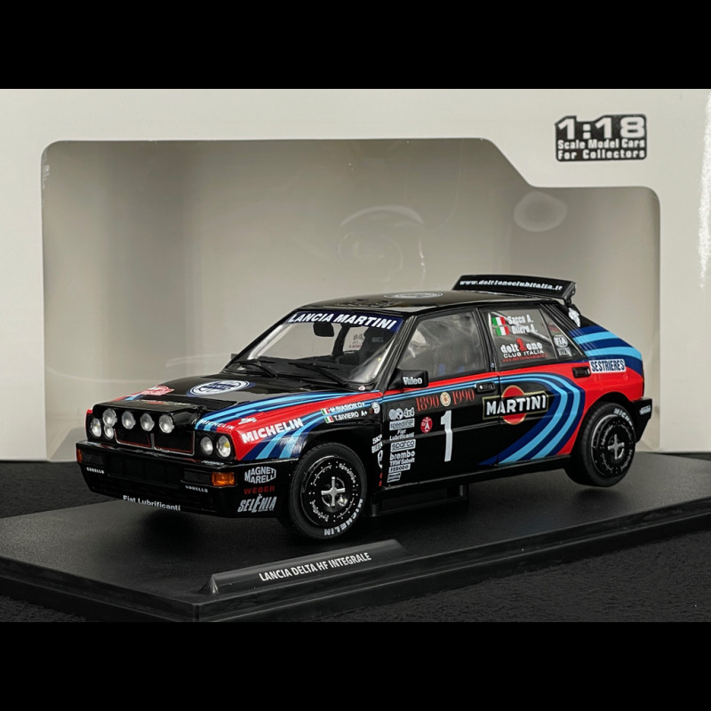 Lancia Delta HF Integrale n° 1 Monte Carlo Rally 1990 1/18 Solido S1807809