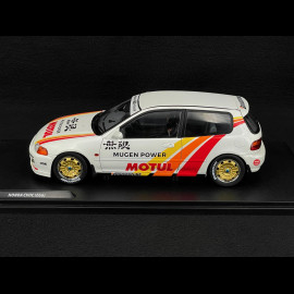 Honda Civic EG6 Mugen Racing 1992 Weiß / Rote Streifen 1/18 Solido S1810404