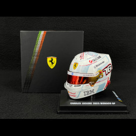 Ferrari Helm Charles Leclerc n° 16 2. Monaco GP 2025 1/5 LookSmart LSHEL013
