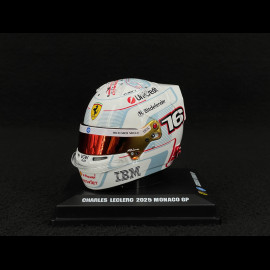 Ferrari Helm Charles Leclerc n° 16 2. Monaco GP 2025 1/5 LookSmart LSHEL013