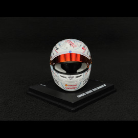 Ferrari Helmet Charles Leclerc n° 16 2nd Monaco GP 2025 1/5 LookSmart LSHEL013