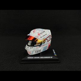 Ferrari Helmet Charles Leclerc n° 16 2nd Monaco GP 2025 1/5 LookSmart LSHEL013