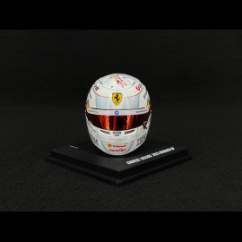 Ferrari Helmet Charles Leclerc n° 16 2nd Monaco GP 2025 1/5 LookSmart LSHEL013