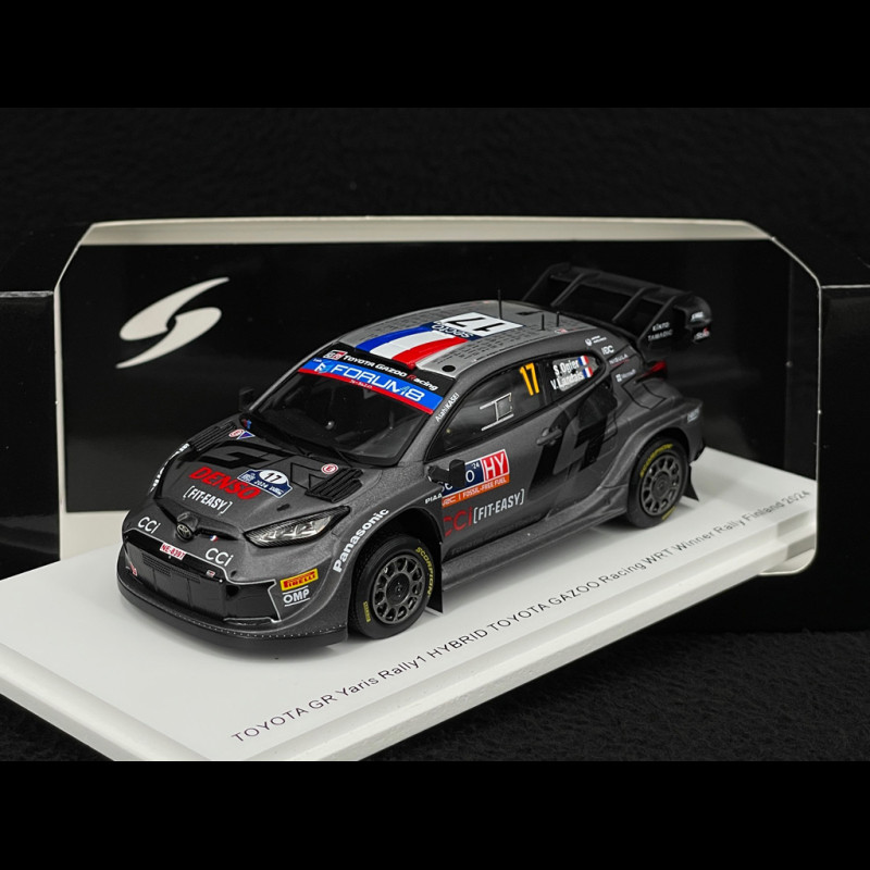 Sébastien Ogier Toyota GR Yaris Rally1 n° 17 Sieger Rallye Finlande 2024 1/43 Spark S6877