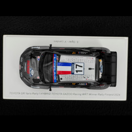 Sébastien Ogier Toyota GR Yaris Rally1 n° 17 Winner Rally Finlande 2024 1/43 Spark S6877