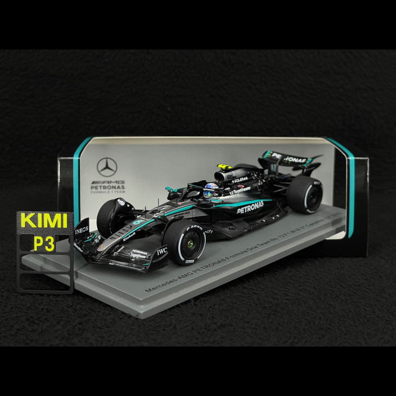 Kimi Antonelli Mercedes W16 n° 12 3rd Kanada GP 2025 mit Pit Board 1/43 Spark S9617