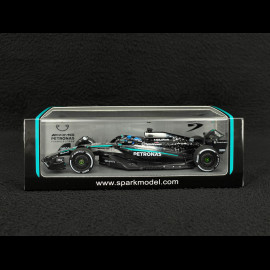 George Russell Mercedes W16 n° 63 Winner Canadian GP 2025 with Pit Board 1/43 Spark S9616