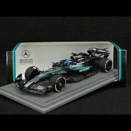 George Russell Mercedes W16 n° 63 Sieger Kanada GP 2025 mit Pit Board 1/43 Spark S9616